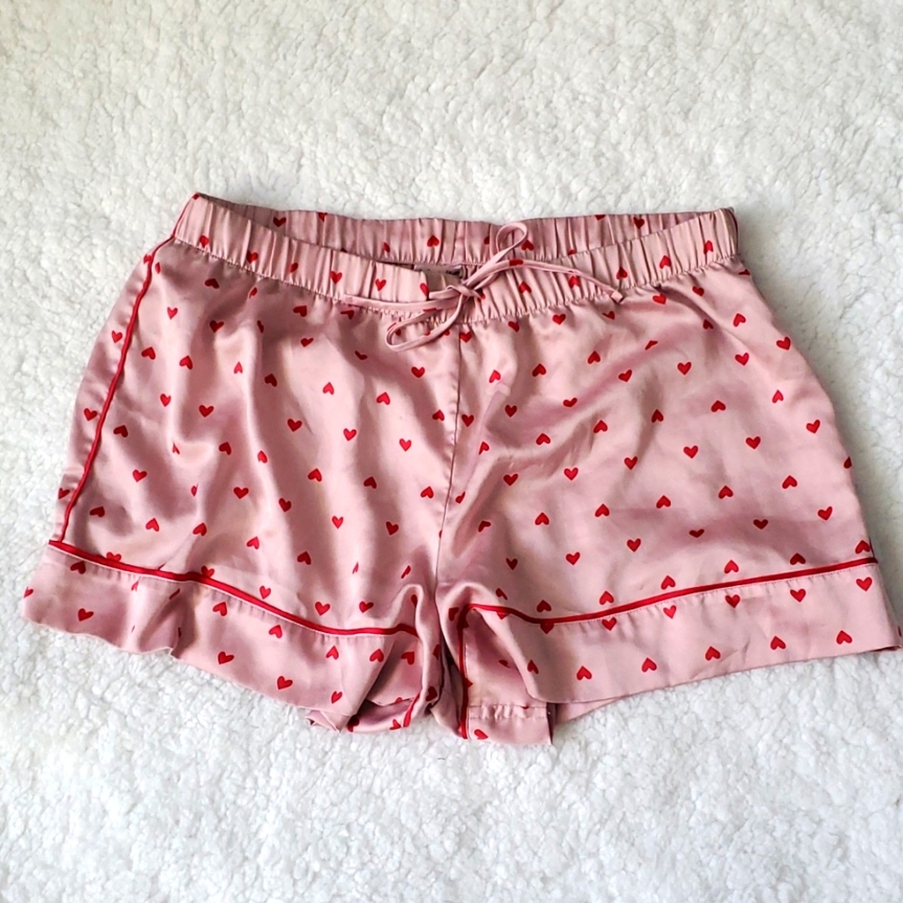 Victoria's Secret valentines heart pajama shorts